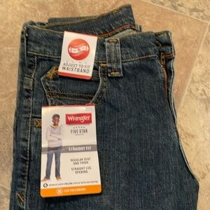 Boys Wrangler jeans, straight fit size 8 regular